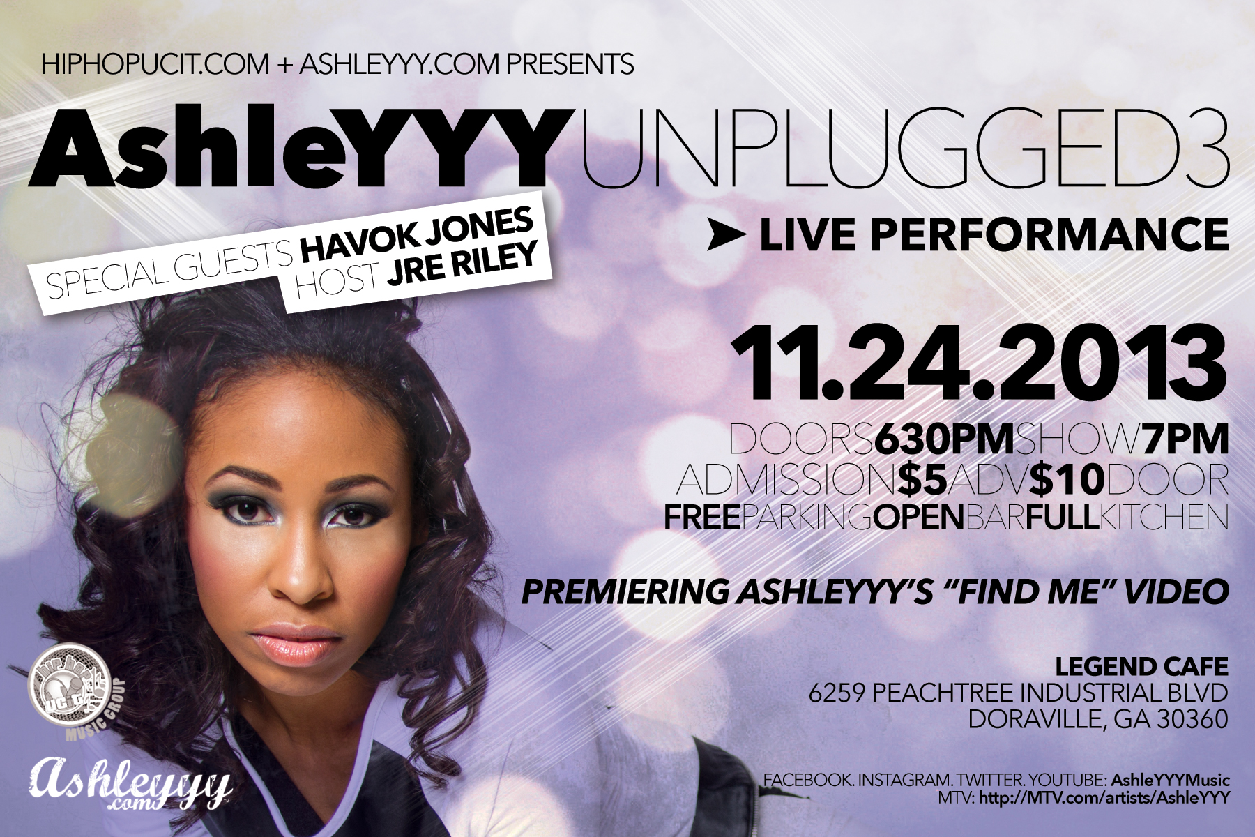 AshleYYY Unplugged 3 – You’re Invited! [VIDEO]
