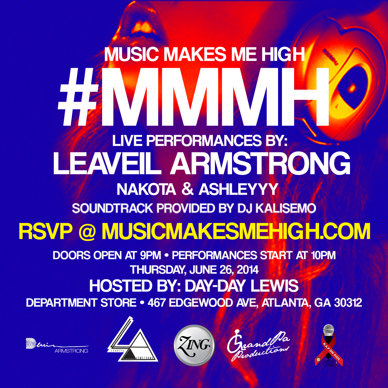 AshleYYY – Performing Live at The “Music Makes Me High” Event